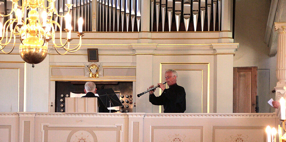 Oboe und Orgel erklangen im Konzert am 15. Mai 2022 in Niederebersbach
